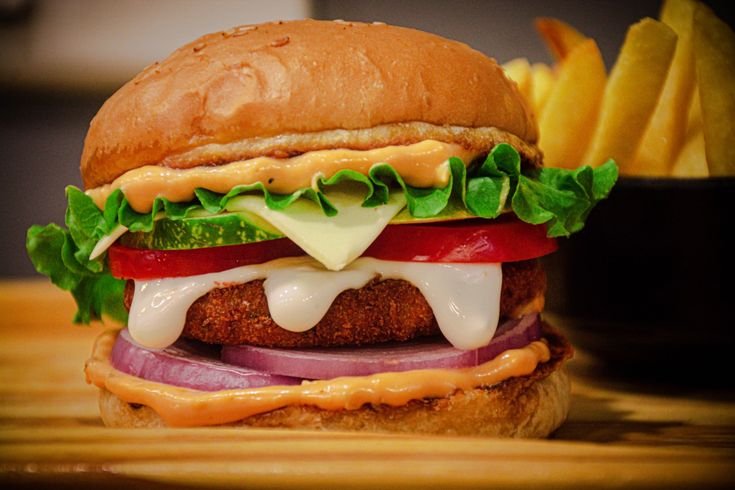 Veg. Cheese Burger